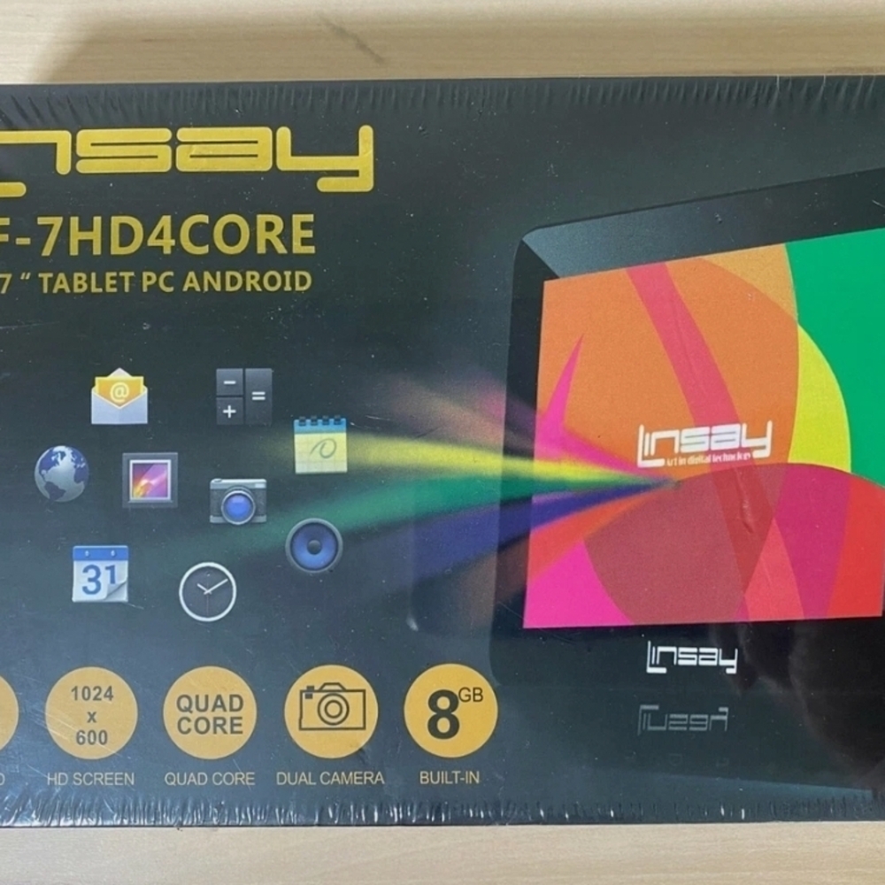 7" HD 4-Core Android Tablet PC - Black